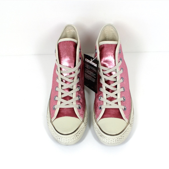 pink sequin converse womens
